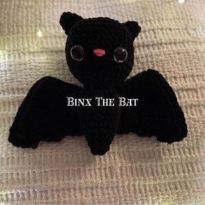 Crocheted Plush Bat